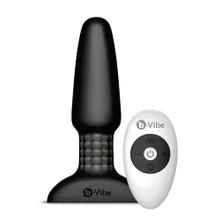 B-Vibe Rimming: Vibro-Plug mit Fernbedienung, schwarz B-Vibe Rimming: Vibro-Plug mit Fernbedienung, schwarz