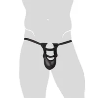 Male Power Extreme: Perk-U-Later String, schwarz (One Size) Male Power Extreme: Perk-U-Later String, schwarz (One Size)