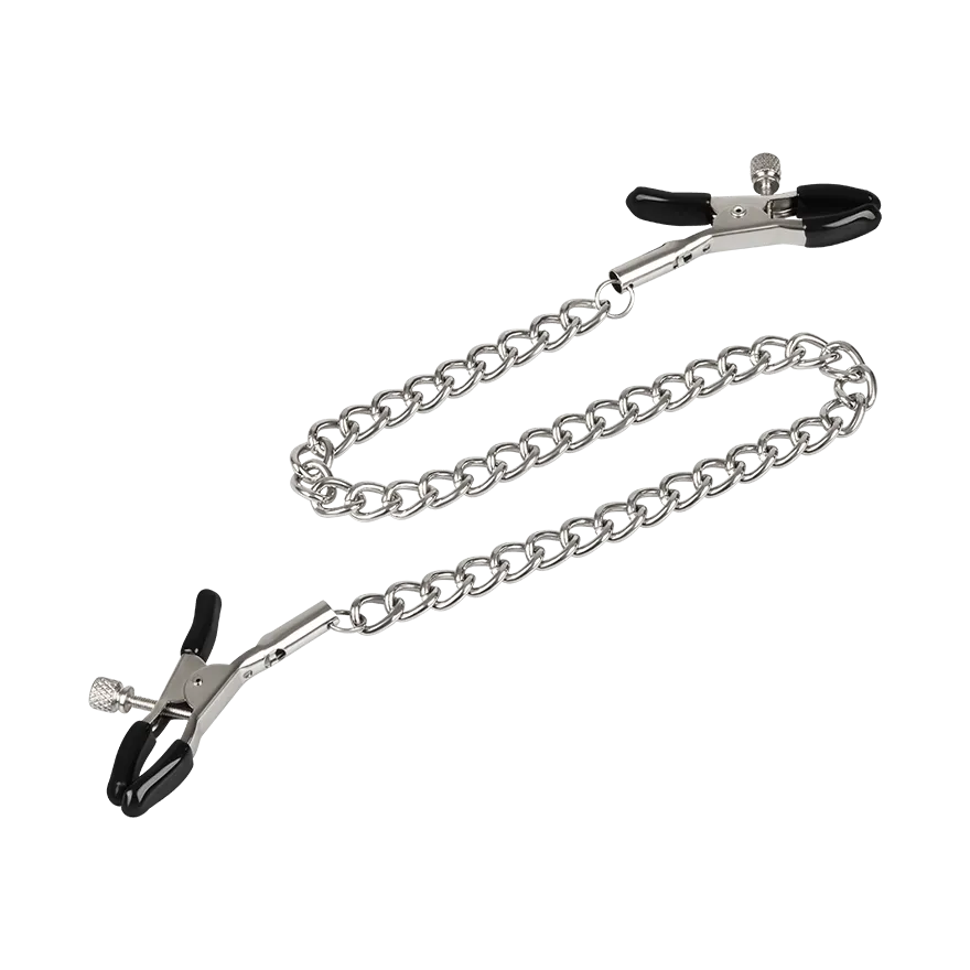 Nippelklemmen mit Verbindungskette Nippelklemmen mit Verbindungskette