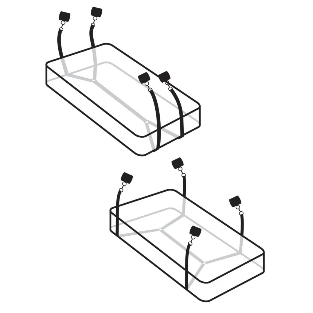 Bettfessel-Set „Wraparound Mattress Restraints“ Bettfessel-Set „Wraparound Mattress Restraints“