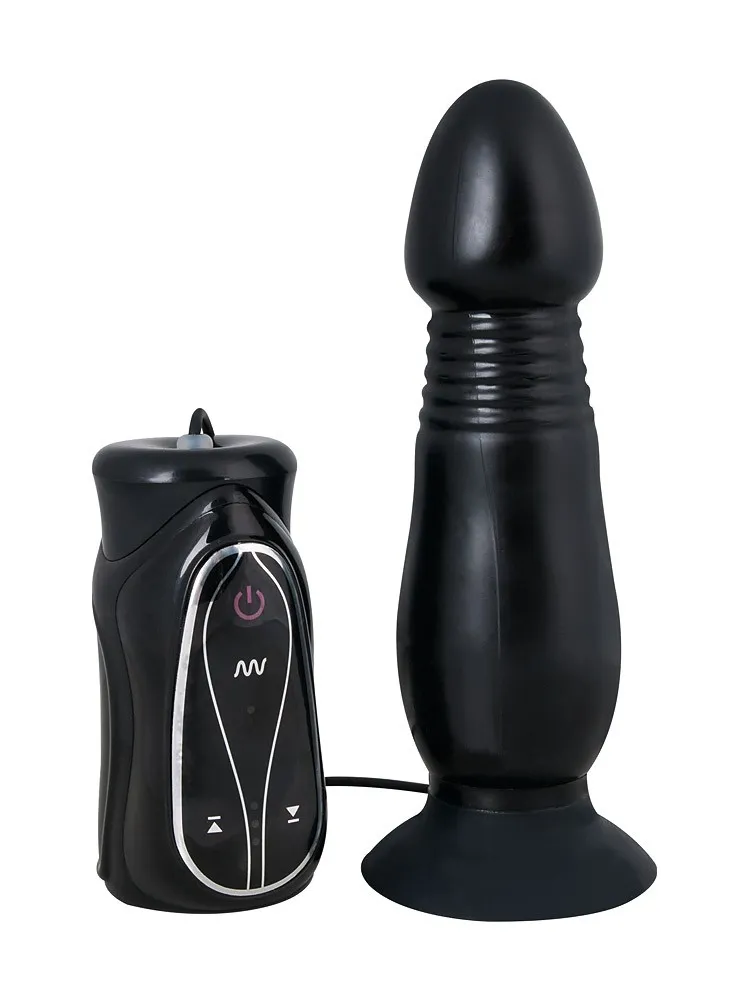 Anal Pusher: Vibro-Analplug, schwarz Anal Pusher: Vibro-Analplug, schwarz
