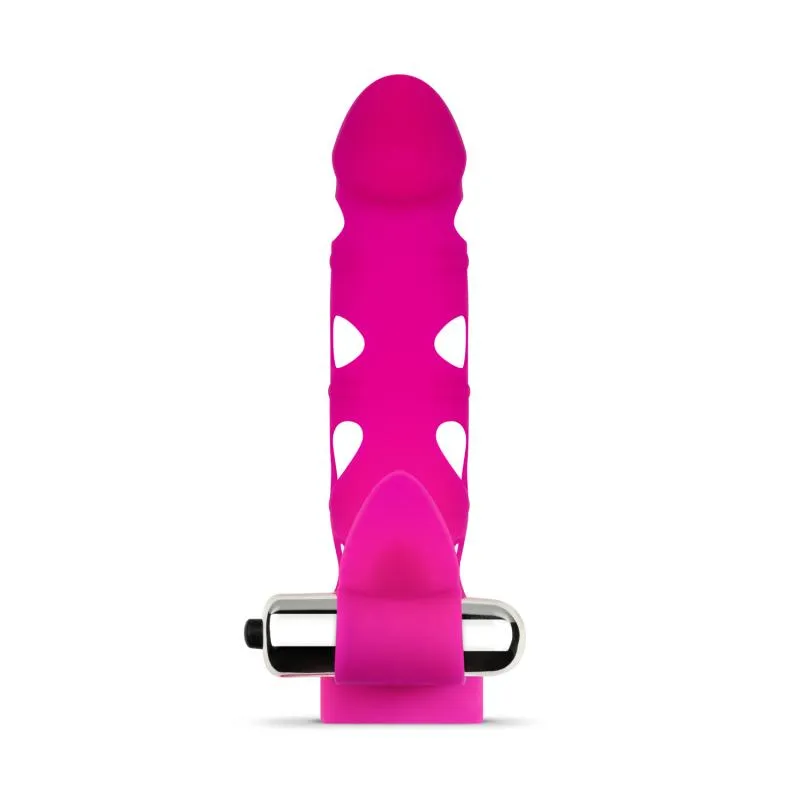 Penisärmel mit Bullet-Vibrator - Rosa – Bild 3