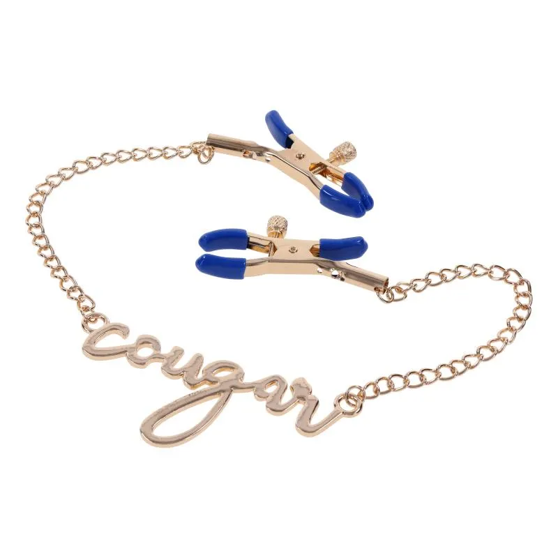 Sportsheets - Cougar Brustwarzenklemmen - Gold – Bild 2