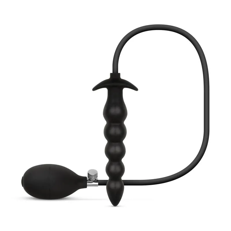 Anal Collection - Aufblasbarer Dildo mit Pumpe 20 cm - Schwarz Anal Collection - Aufblasbarer Dildo mit Pumpe 20 cm - Schwarz