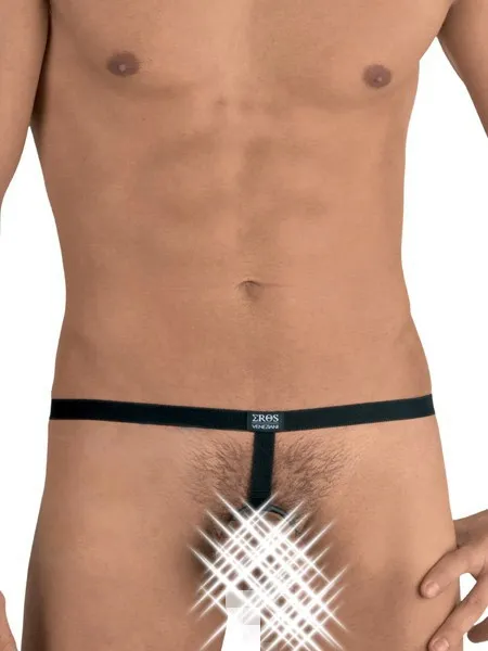 Eros Veneziani Vincent: Funktionsstring mit Ring, schwarz (M/L) Eros Veneziani Vincent: Funktionsstring mit Ring, schwarz (M/L)