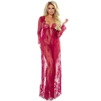 Provocative So Elegant: Spitzen-Negligé, weinrot (L/XL) Provocative So Elegant: Spitzen-Negligé, weinrot (L/XL)