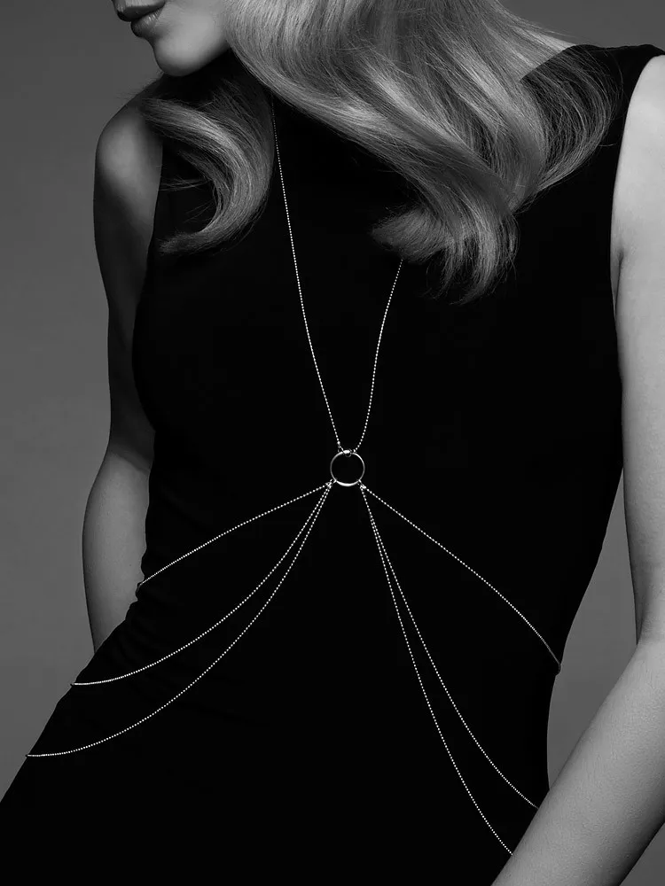 Bijoux Indiscrets The Magnifique: 8-Shape Körperkette, silber Bijoux Indiscrets The Magnifique: 8-Shape Körperkette, silber