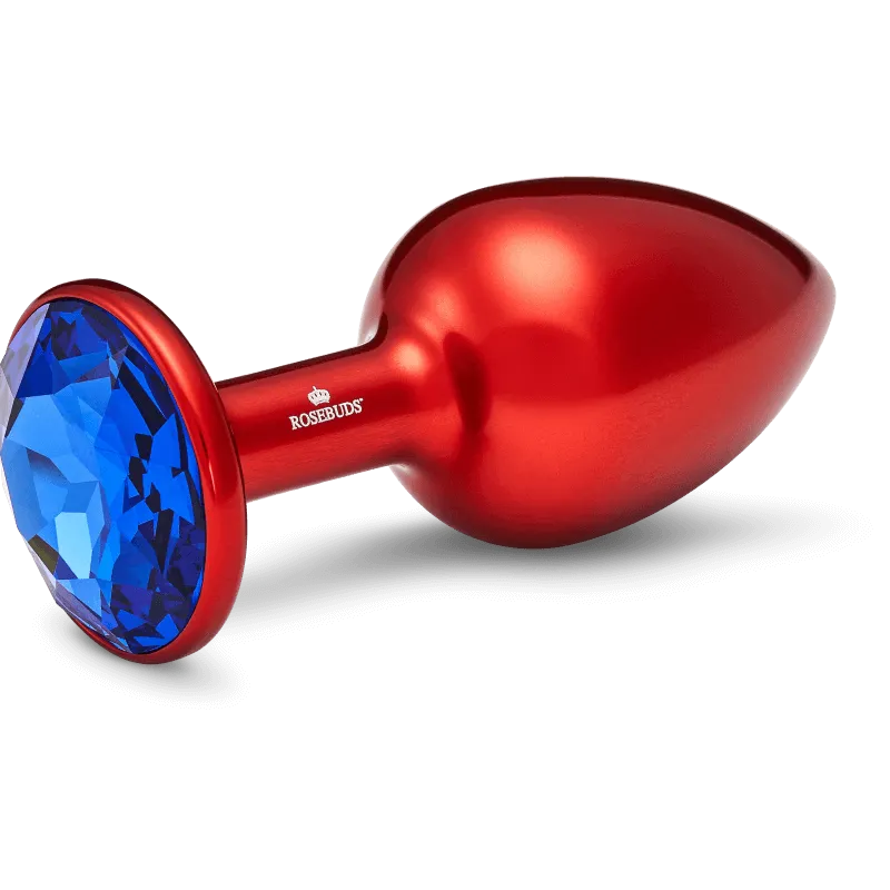 Rosebuds™ - Medium Alu Rot Kristall Rosebuds™ - Medium Alu Rot Kristall