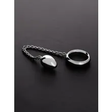 Triune Donut Ring Anal Egg: Edelstahl-Penisring mit Analplug (40mm) Triune Donut Ring Anal Egg: Edelstahl-Penisring mit Analplug (40mm)