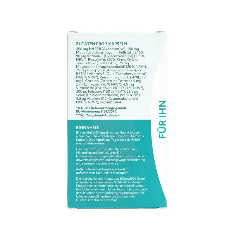 AMORELIE Health »Fertility+« für Ihn – 30 Kapseln – Bild 3