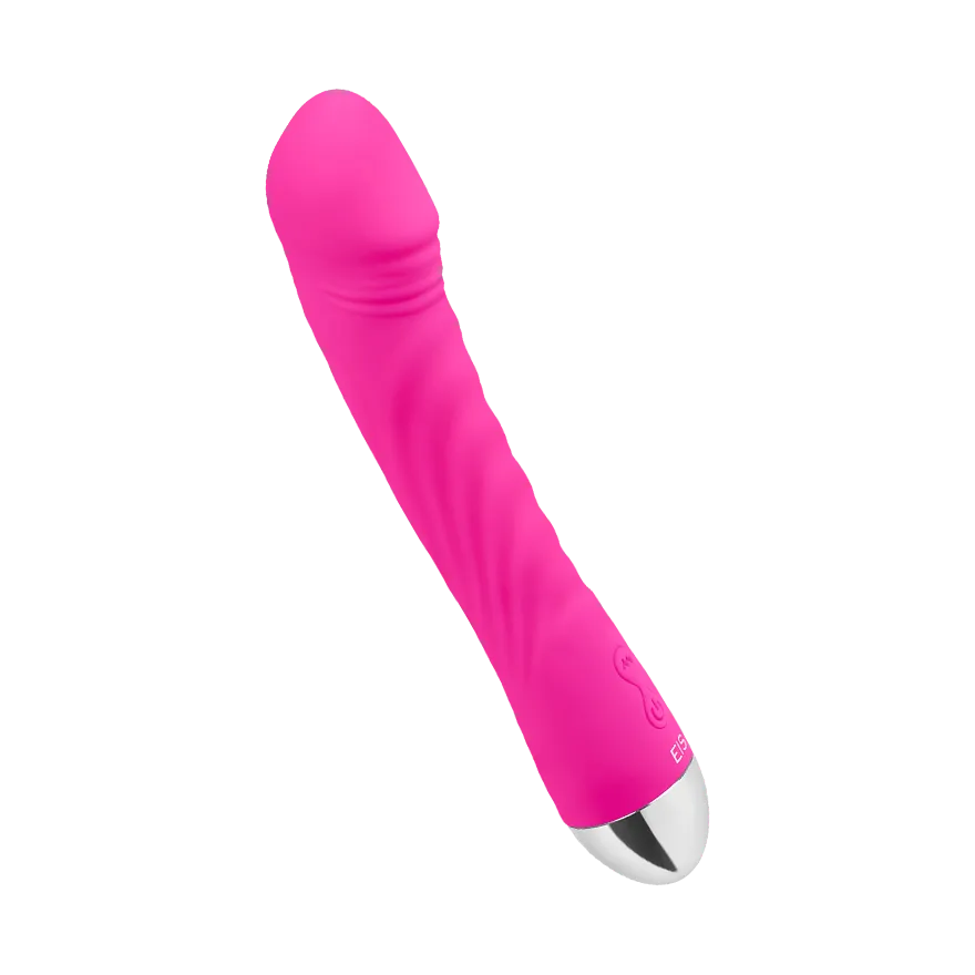 Schlanker Naturvibrator aus Silikon, 20,5 cm Schlanker Naturvibrator aus Silikon, 20,5 cm