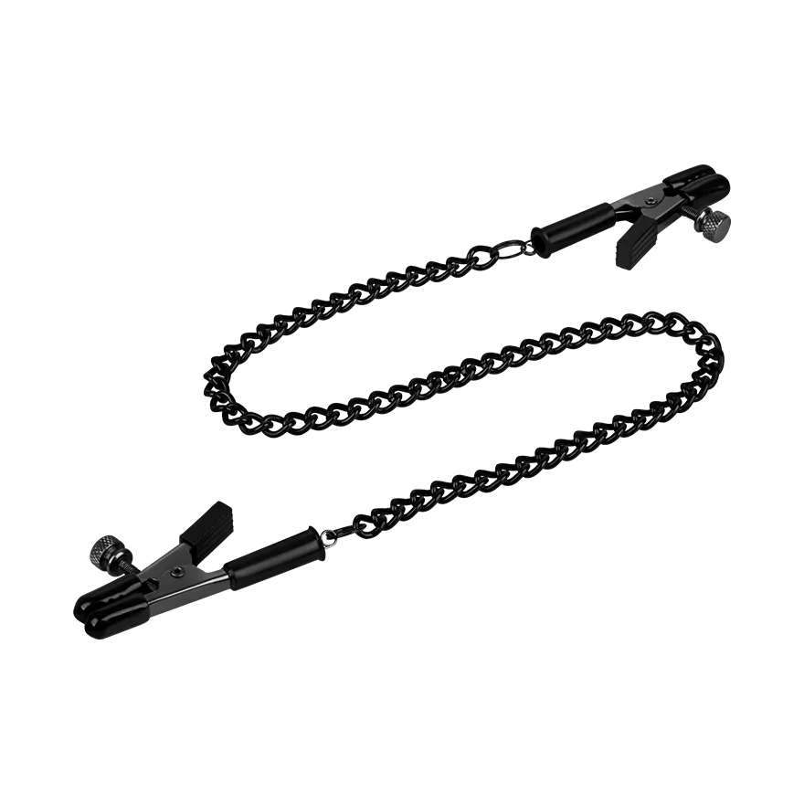 Nippelklemmen mit Verbindungskette Nippelklemmen mit Verbindungskette
