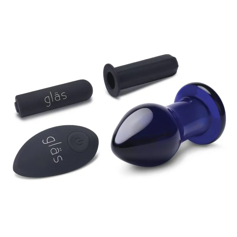 Glas - Rechargeable Remote Controlled Vibrating Butt Plug – Bild 4