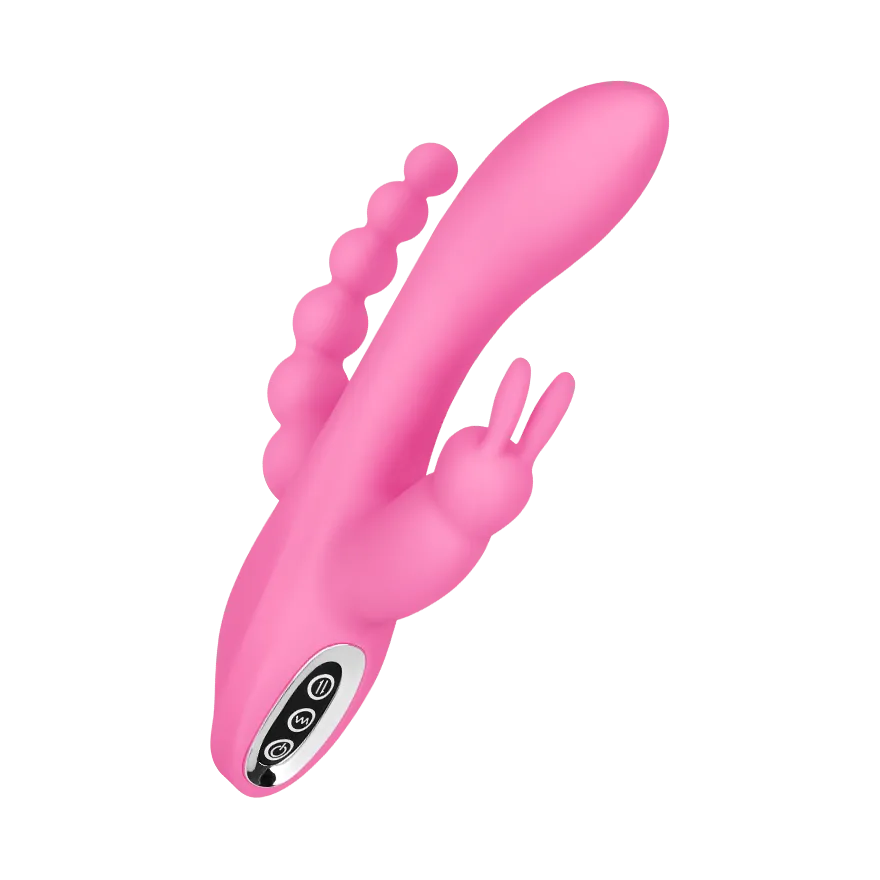 3 in 1 Rabbitvibrator, 21,5 cm 3 in 1 Rabbitvibrator, 21,5 cm