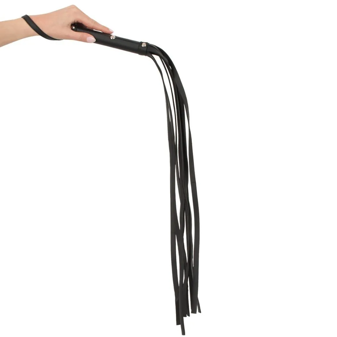 Bondage-Set vegan mit Fesseln, Flogger und Augenbinde, 5-teilig – Bild 4