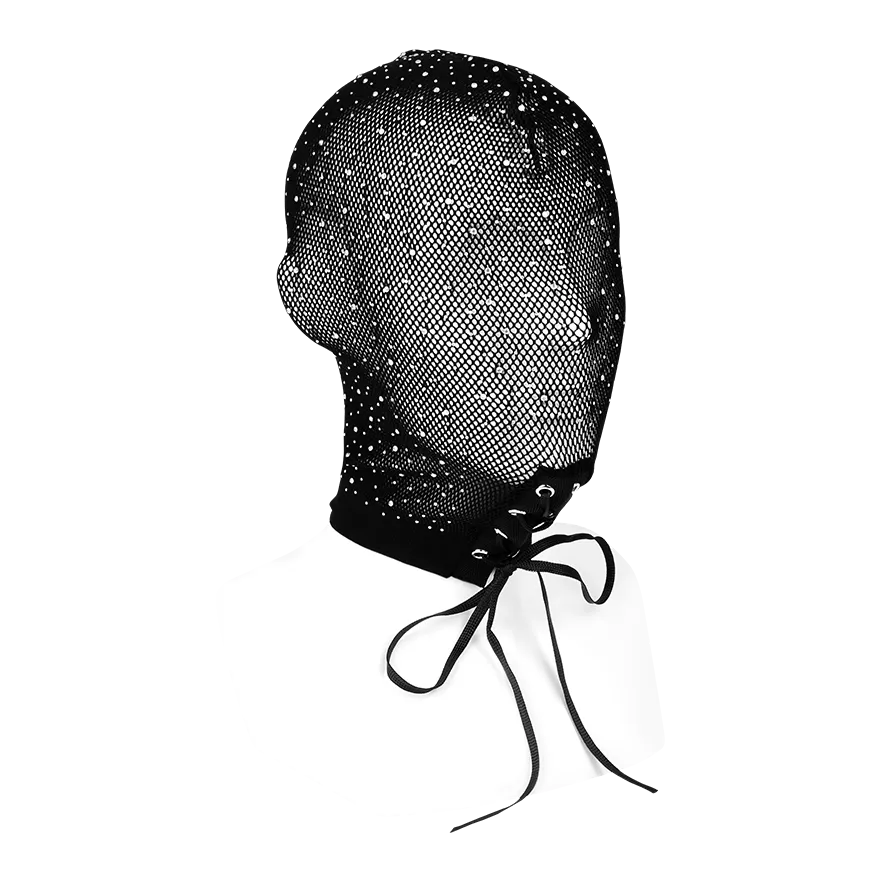 Luxuriöse Kopfmaske mit Strasssteinchen Luxuriöse Kopfmaske mit Strasssteinchen