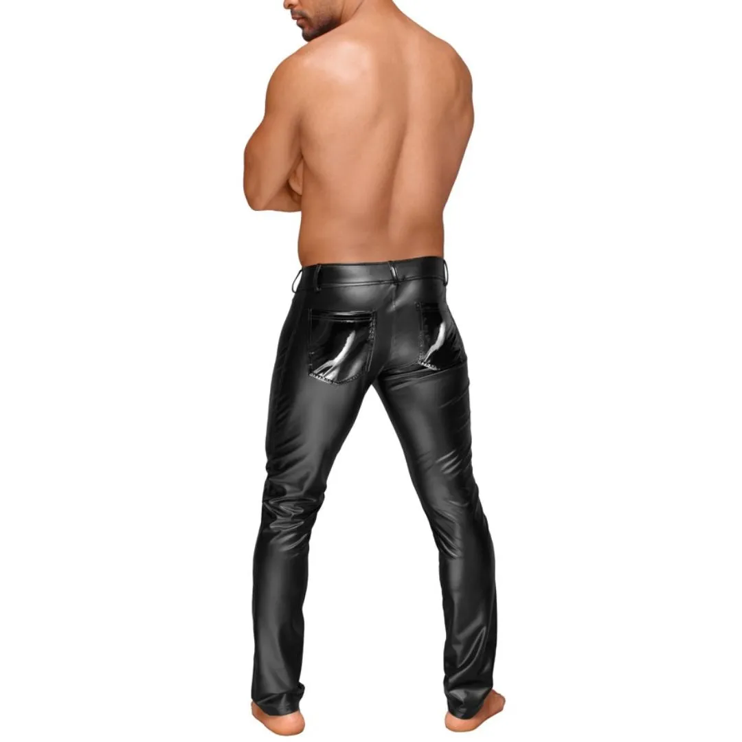 Hose im Powerwetlook mit Lack-Details – Bild 4