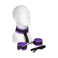 Fessel-Set aus weichem Plüsch, 3 Teile Fessel-Set aus weichem Plüsch, 3 Teile