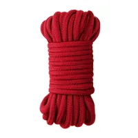 Ouch! Japanese Silk Rope: Bondageseil (10 m), rot Ouch! Japanese Silk Rope: Bondageseil (10 m), rot
