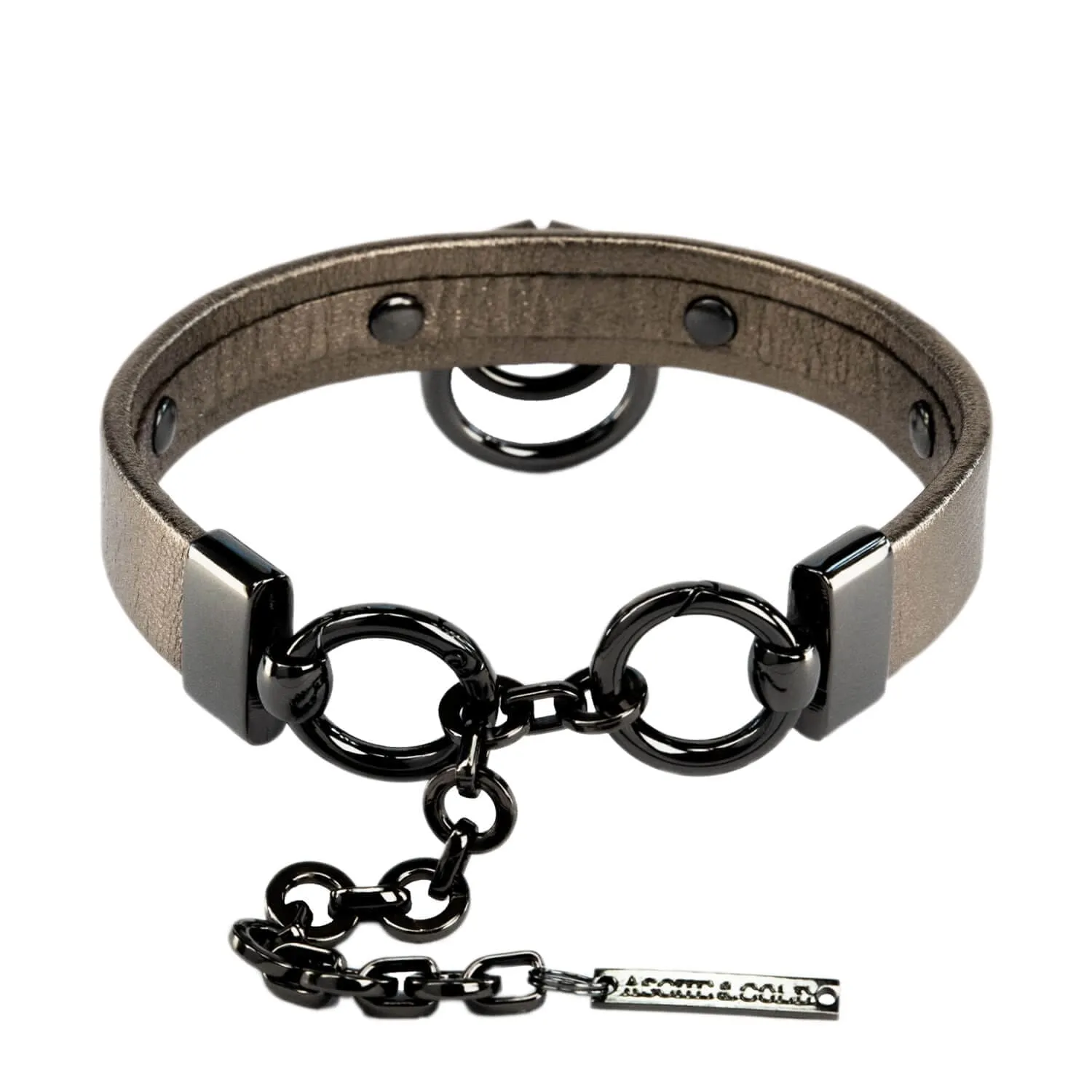 Asche & Gold - Arlette Halskette | Gold Größe OS – Bild 3