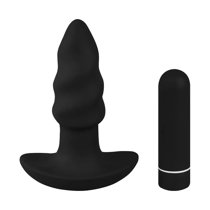 Spiralförmiger Analplug, 9,8 cm Spiralförmiger Analplug, 9,8 cm