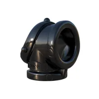 C-Ringz Rock Hard Cock Pipe: Penisring mit Hodenring, schwarz C-Ringz Rock Hard Cock Pipe: Penisring mit Hodenring, schwarz