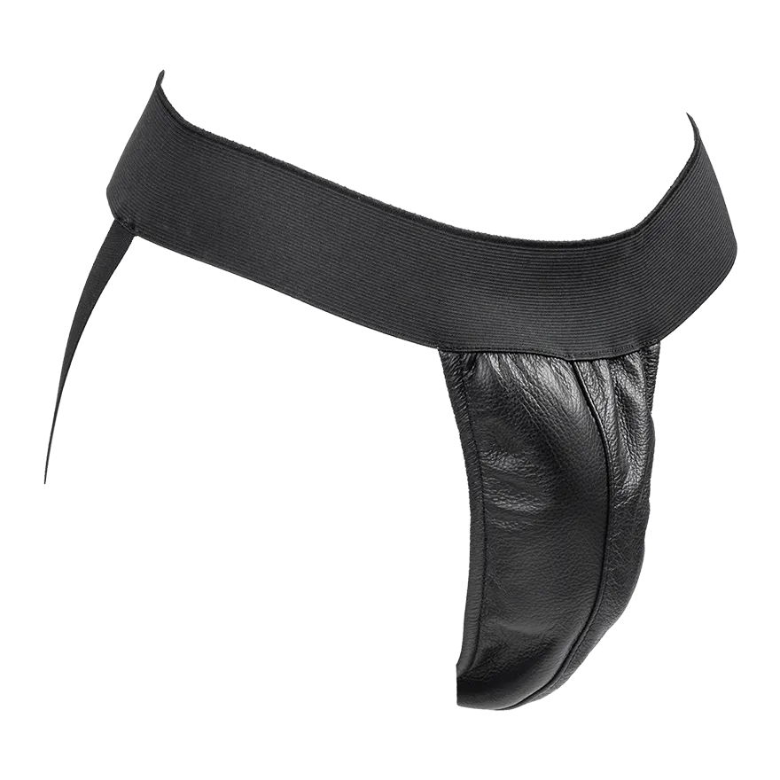 Jock Strap mit Lederklappe Jock Strap mit Lederklappe