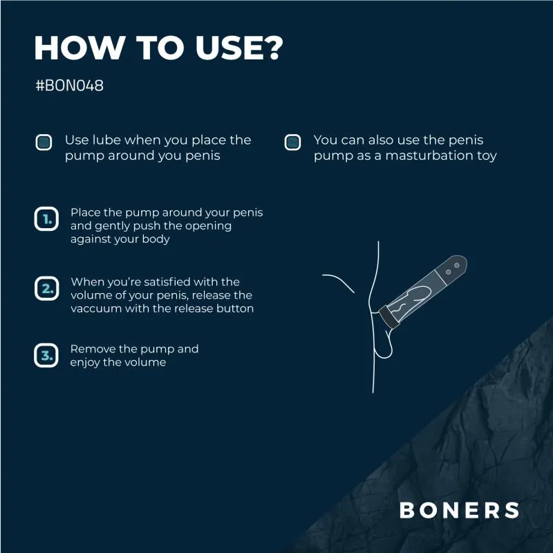 Boners »Duo« Masturbator & Penispumpe – Bild 3