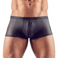 Semi-transparente Pants mit Front-Reißverschluss Semi-transparente Pants mit Front-Reißverschluss