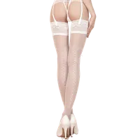 weiße Stockings mit Mustern weiße Stockings mit Mustern