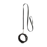 Bad Kitty Halsfessel mit Leine, schwarz Bad Kitty Halsfessel mit Leine, schwarz