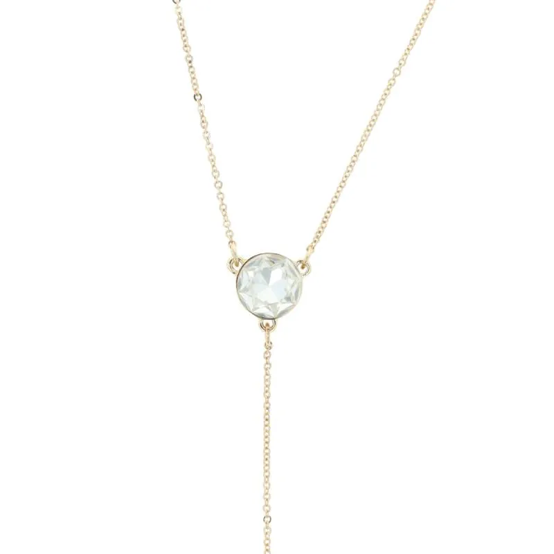 Otazu - Harmony Crystal Fusskette - Transparent – Bild 3