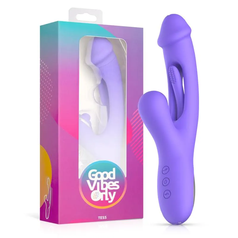 Good Vibes Only - Tess Rabbit Vibrator mit G-Punkt-Stimulator Good Vibes Only - Tess Rabbit Vibrator mit G-Punkt-Stimulator