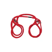 Japanese Style Cotton Cuffs: Bondage-Seil-Fessel, rot Japanese Style Cotton Cuffs: Bondage-Seil-Fessel, rot