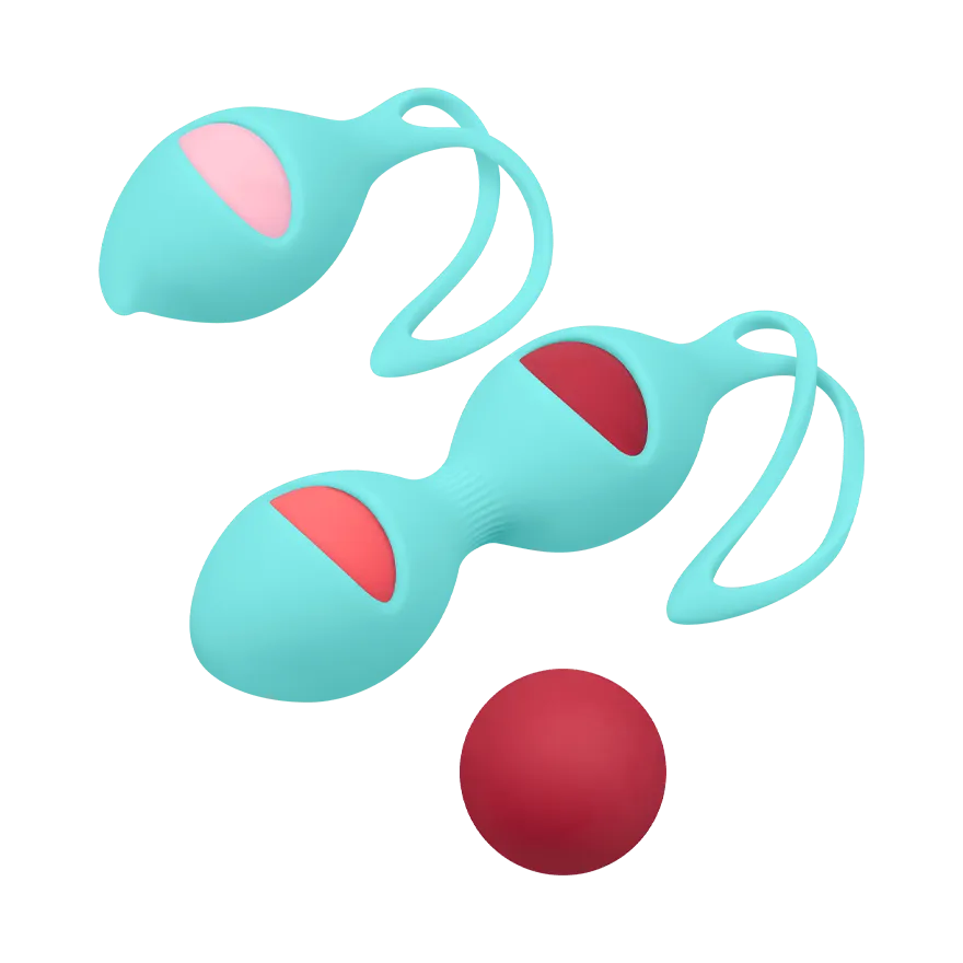 Silikon-Liebeskugel-Set, 3,5 cm Silikon-Liebeskugel-Set, 3,5 cm