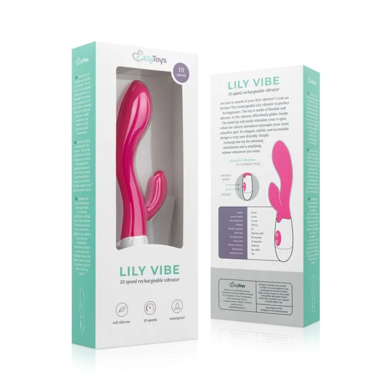 EasyToys »Lily 2.0« Rabbit-Vibrator EasyToys »Lily 2.0« Rabbit-Vibrator