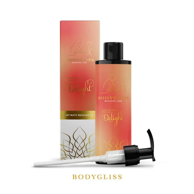 BodyGliss - Massageöl und Gleitmittel in 1 Erdbeere & Champagner - 150 ml BodyGliss - Massageöl und Gleitmittel in 1 Erdbeere & Champagner - 150 ml
