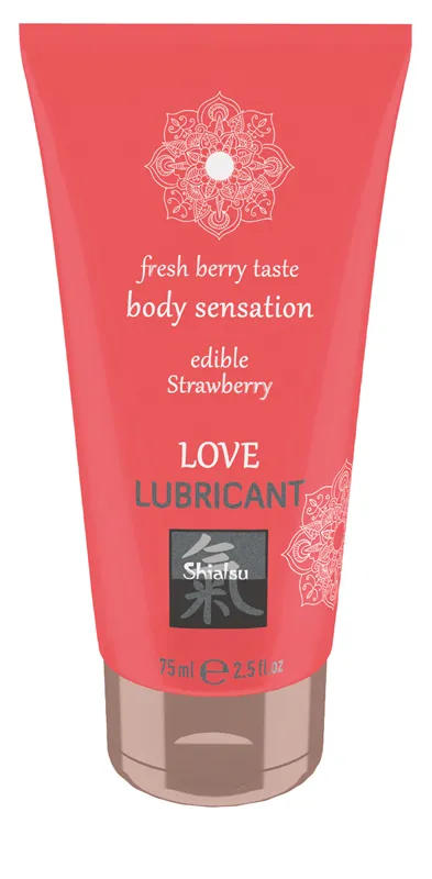 Shiatsu »Strawberry Love« Gleitgel mit Geschmack 75ml Shiatsu »Strawberry Love« Gleitgel mit Geschmack 75ml