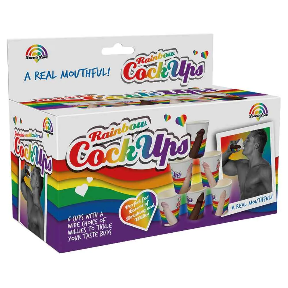 Becher "Rainbow Cock Ups" Becher "Rainbow Cock Ups"