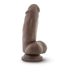 Dr. Skin »Mr. Smith« Realistischer Dildo mit Saugnapf - 17,8 cm - Schokoladenbraun