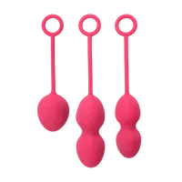 3er Set Liebeskugeln pink - 49g 75g 95g 3er Set Liebeskugeln pink - 49g 75g 95g