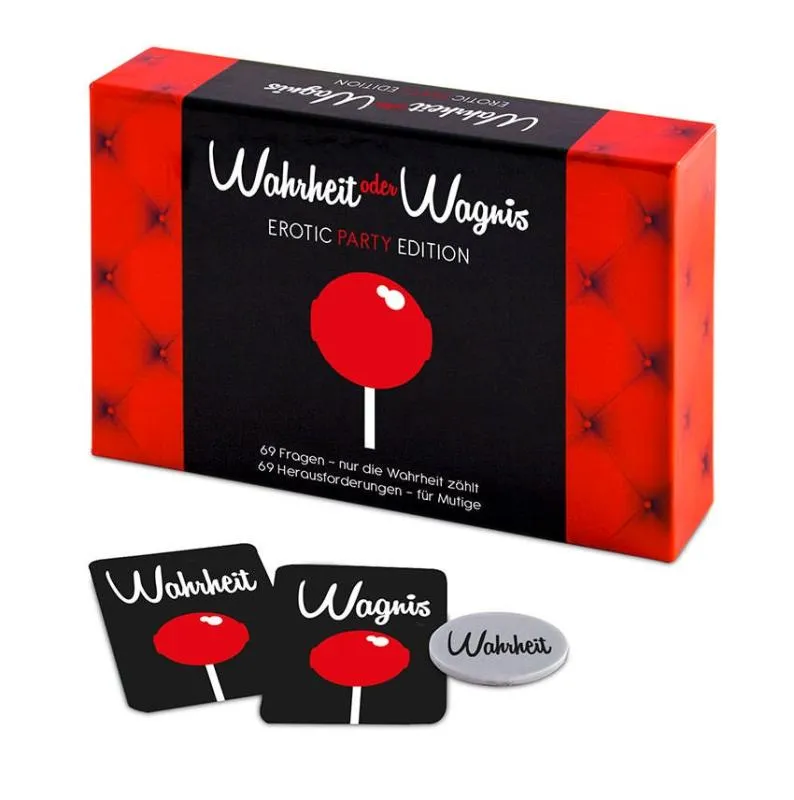 Wahrheit oder Wagnis »Erotic Party Edition« Kartenspiel (deutsch) Wahrheit oder Wagnis »Erotic Party Edition« Kartenspiel (deutsch)