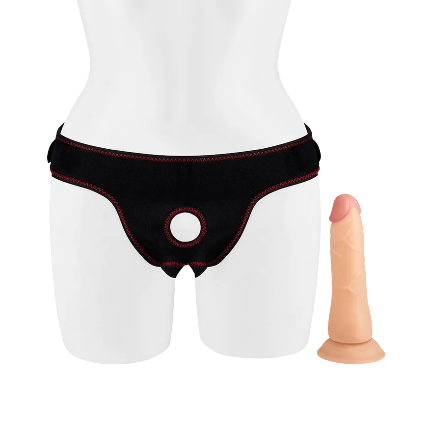 Easy Strap-On-Set with Dildo, 19 cm Easy Strap-On-Set with Dildo, 19 cm