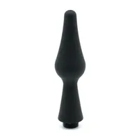 Silikon-Intimduschkopf glatt, schwarz Silikon-Intimduschkopf glatt, schwarz