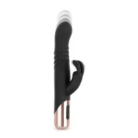 Rosy Gold - Rabbit Vibrator mit Stoßfunktion - Schwarz Rosy Gold - Rabbit Vibrator mit Stoßfunktion - Schwarz