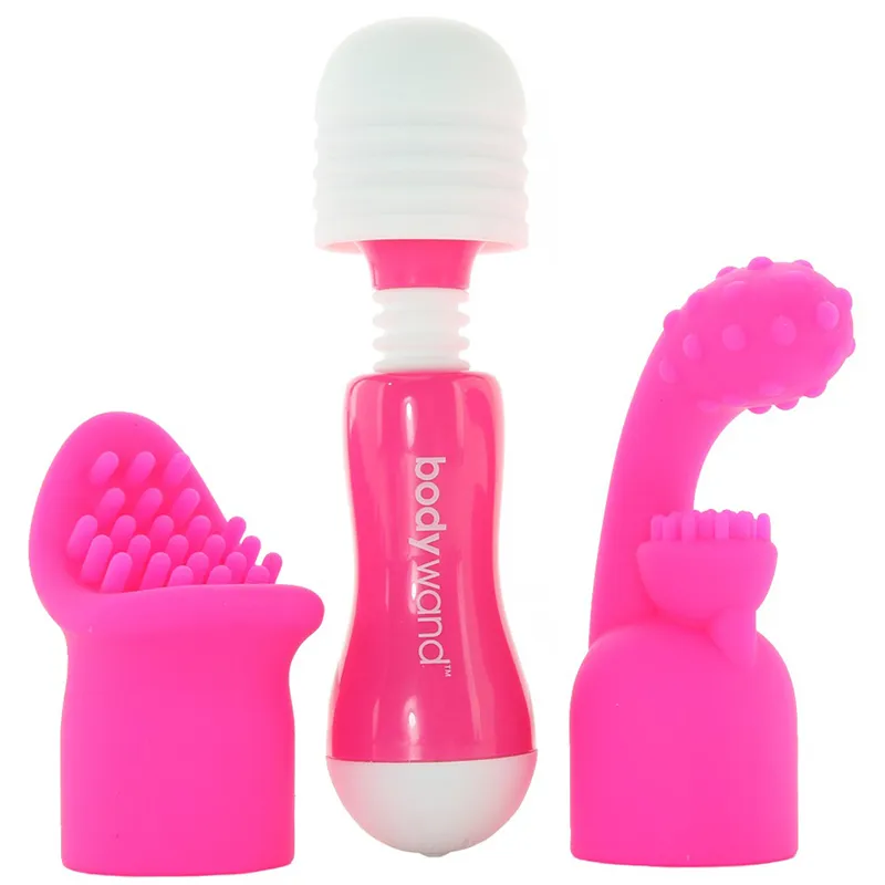 Bodywand – Wiederaufladbare Mini Mit Aufsätzen – Rosa Bodywand – Wiederaufladbare Mini Mit Aufsätzen – Rosa