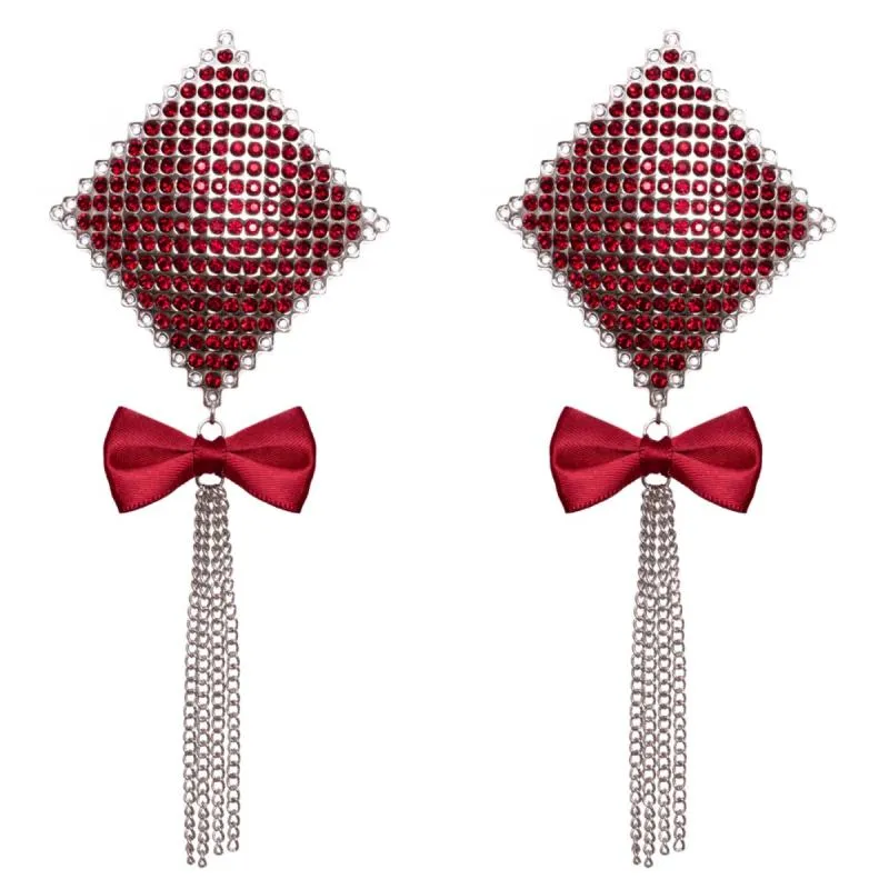 Cottelli Collection – Nippelschmuck Schleife – Rot – Bild 4