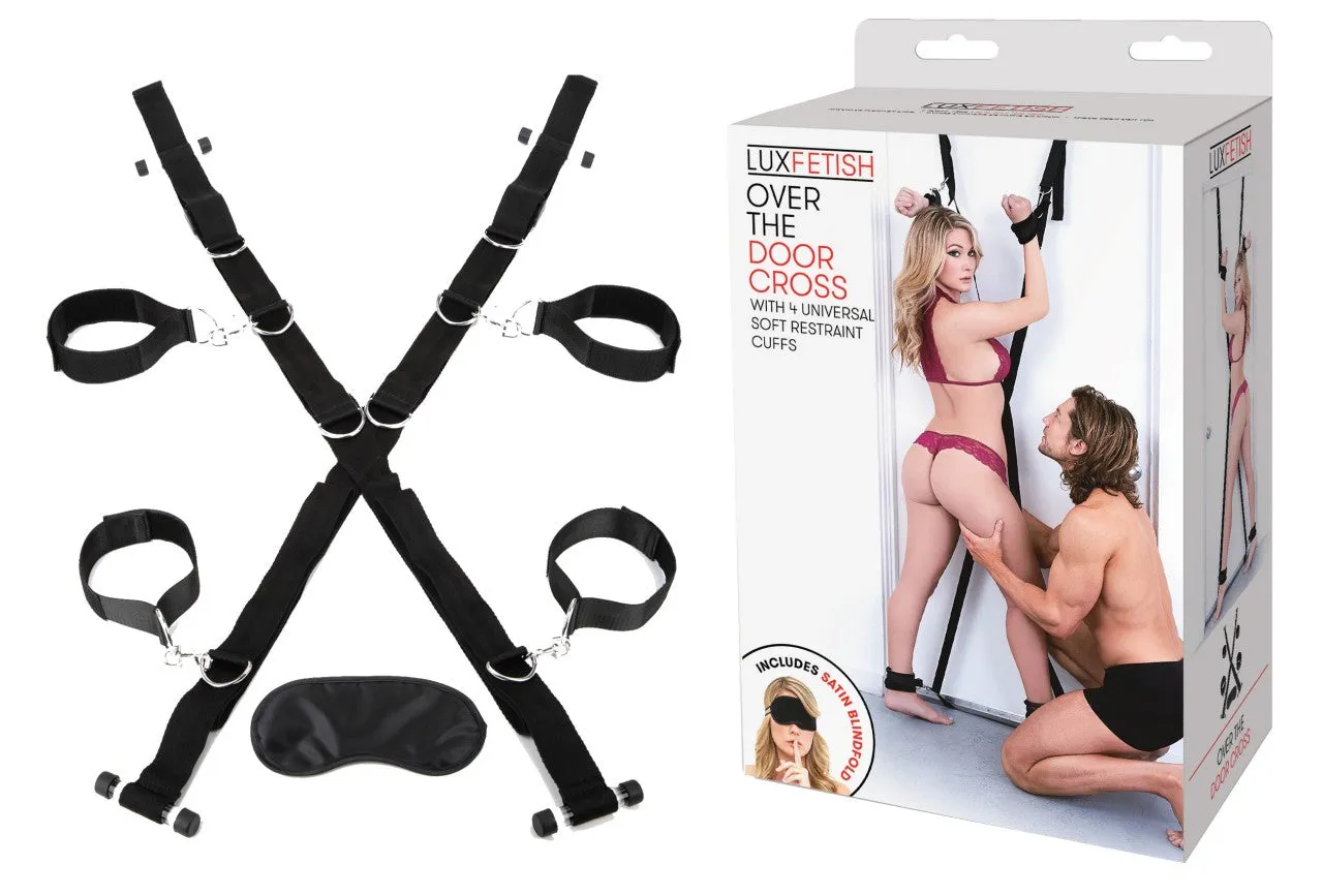 LUX FETISH Over The Door Cross (Universal Cuffs) LUX FETISH Over The Door Cross (Universal Cuffs)