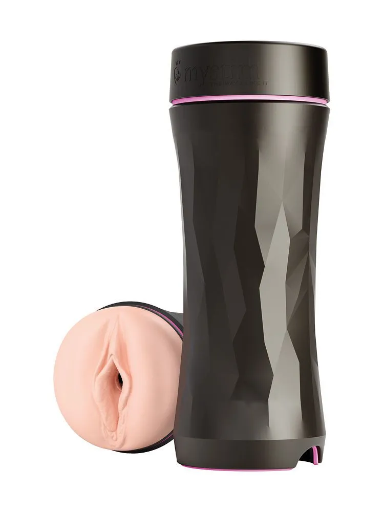 Mystim Opus E Vagina: Elektro-Masturbator, schwarz/haut Mystim Opus E Vagina: Elektro-Masturbator, schwarz/haut