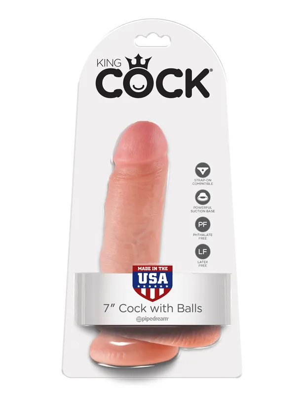 King Cock Realistischer Dildo - 18 cm – Bild 4